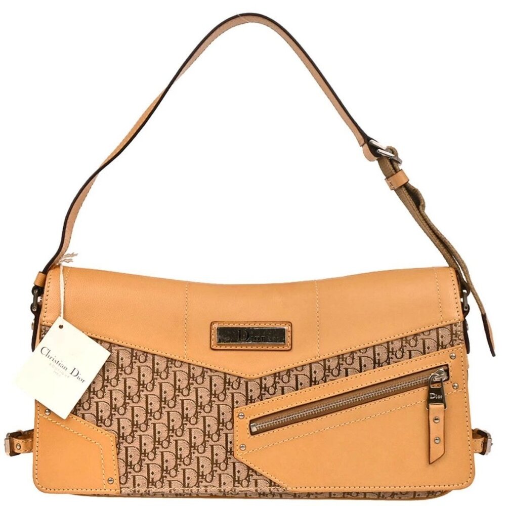 Christian Dior Beige Trotter Handbag